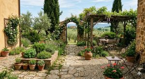 Tuscan garden layout