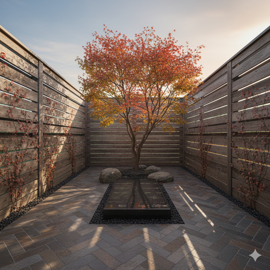 Modern Zen Courtyard Gardens