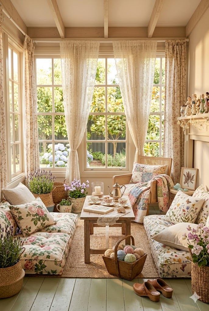 cottagecore style summer home decor