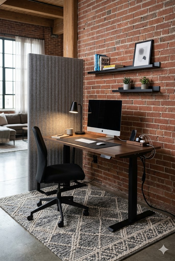 productive loft office showcasing productivity in open workspace
