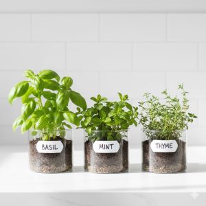 How to Grow Herbs in Terrariums for Kitchen Décor and Fresh Cooking