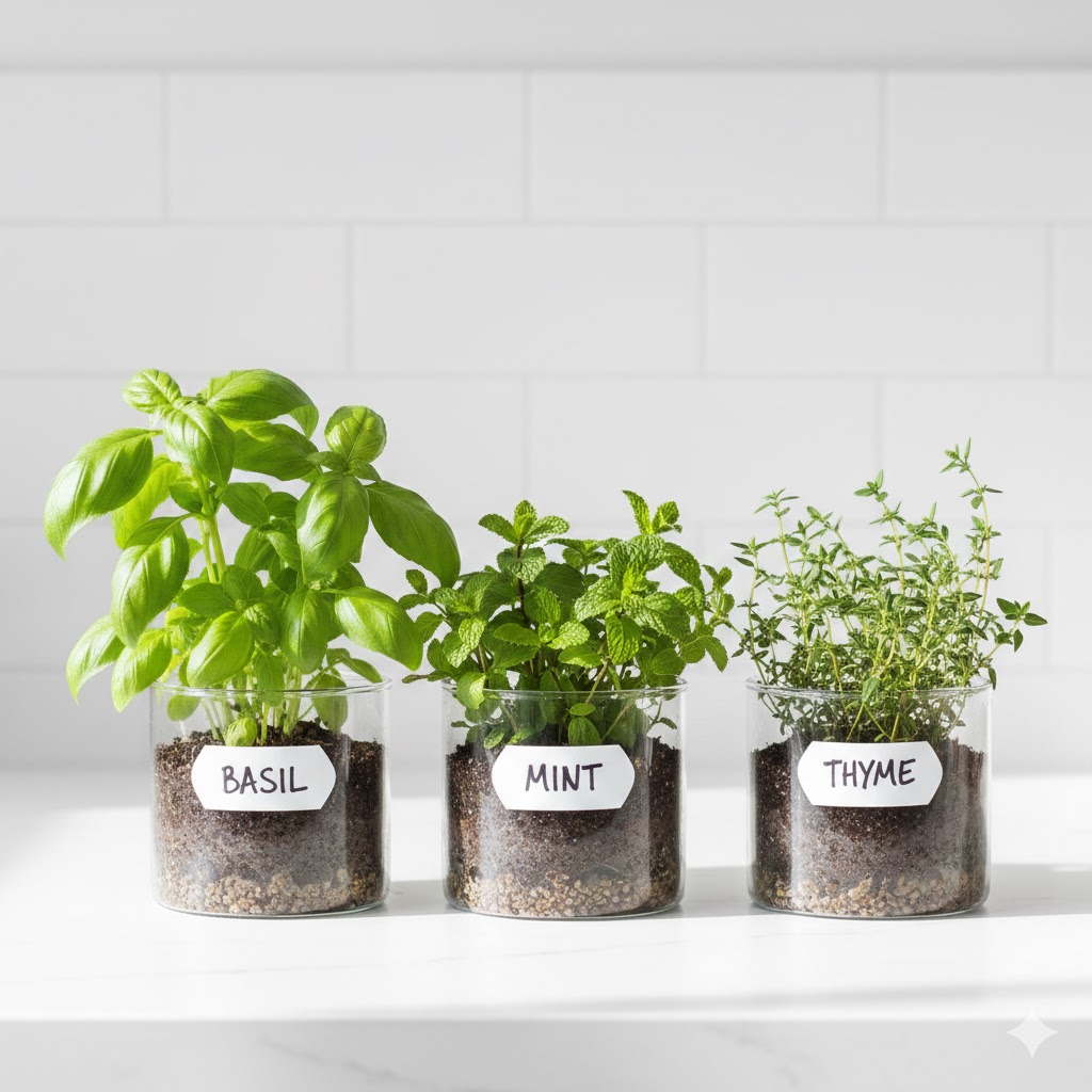 Best Herbs to Grow in Terrariums for Cooking