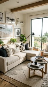 Dalmatian Style Living Room: Coastal Colors & Rustic Touches
