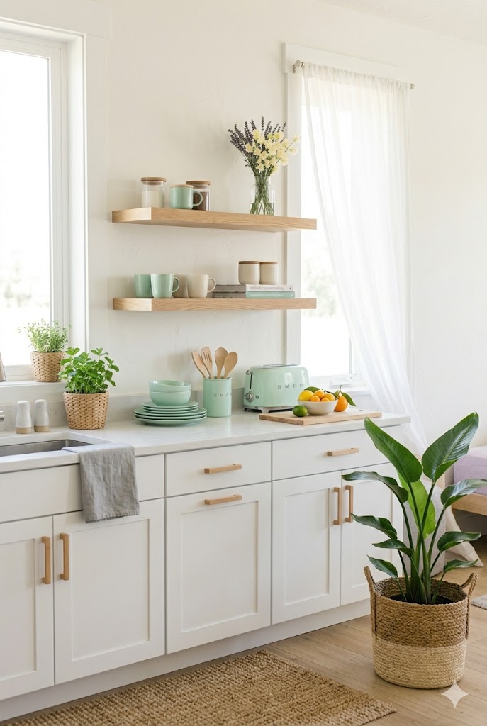 Mint Green Kitchen