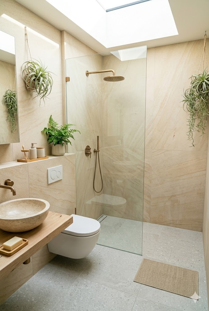 Modern sustainable bathroom