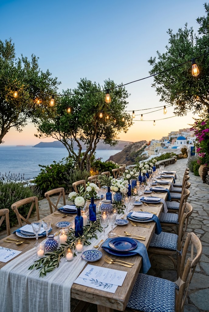 Greek and Italian Coastal Wedding Style