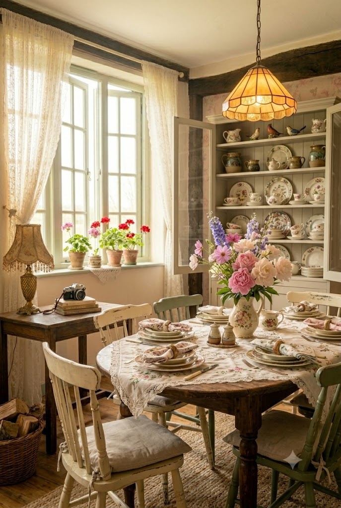 cottagecore dining room