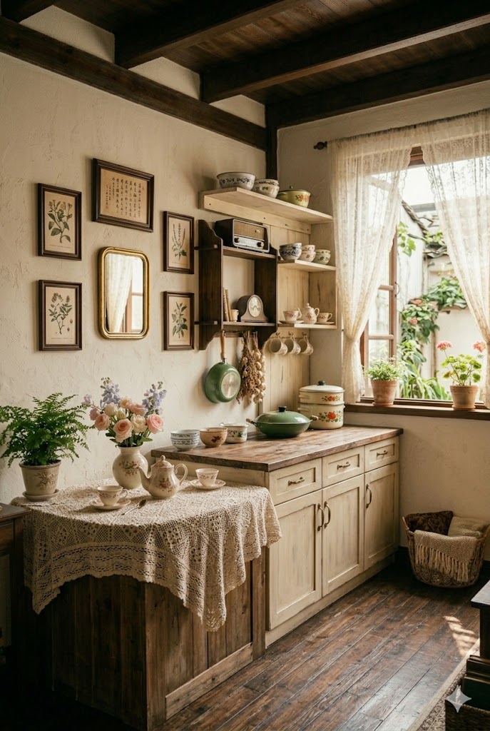 Modest Cottagecore Kitchen