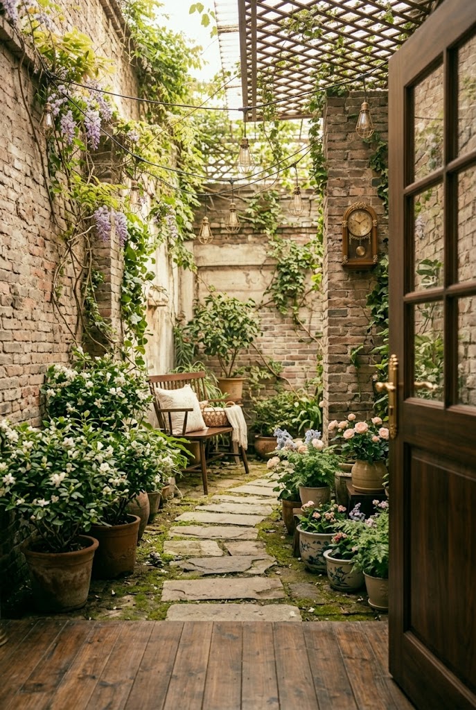 Small Courtyard into a Cottage Garden