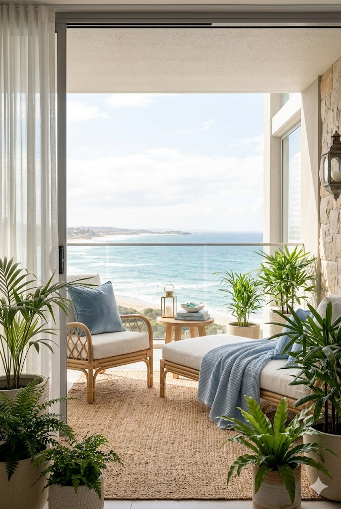 Balcony Styling Ideas for Seaside Apartments