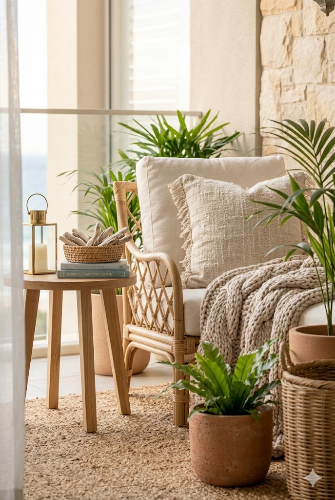 Natural Coastal Textures for Seaside Apartments