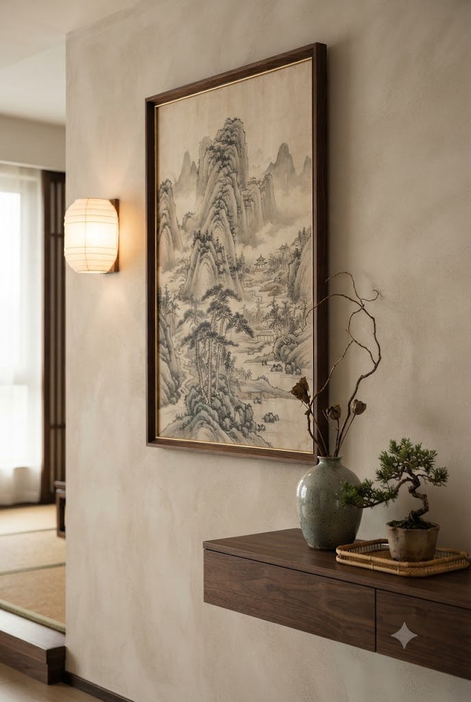 Chinese Ink Painting Inspired Spaces