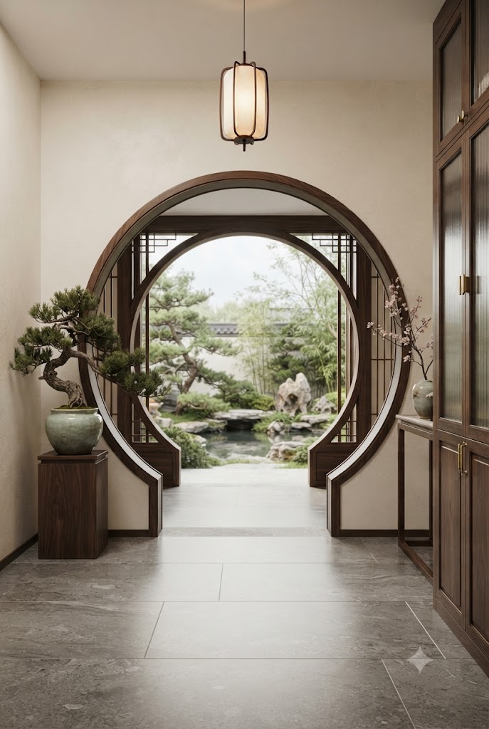 Moon Gate Inspired Interior Architecture