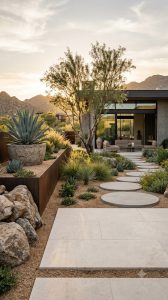 Minimalist Desert-Modern Garden: A Calm, Architectural Take on Arid Outdoor Living