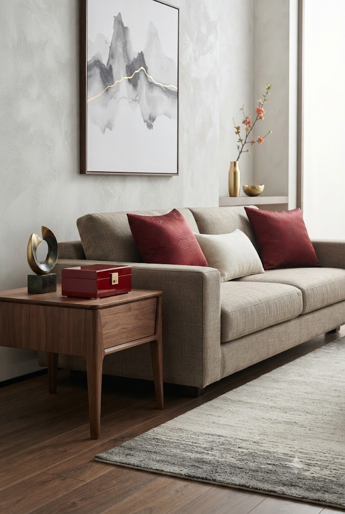 Red and Gold Used with Modern Restraint